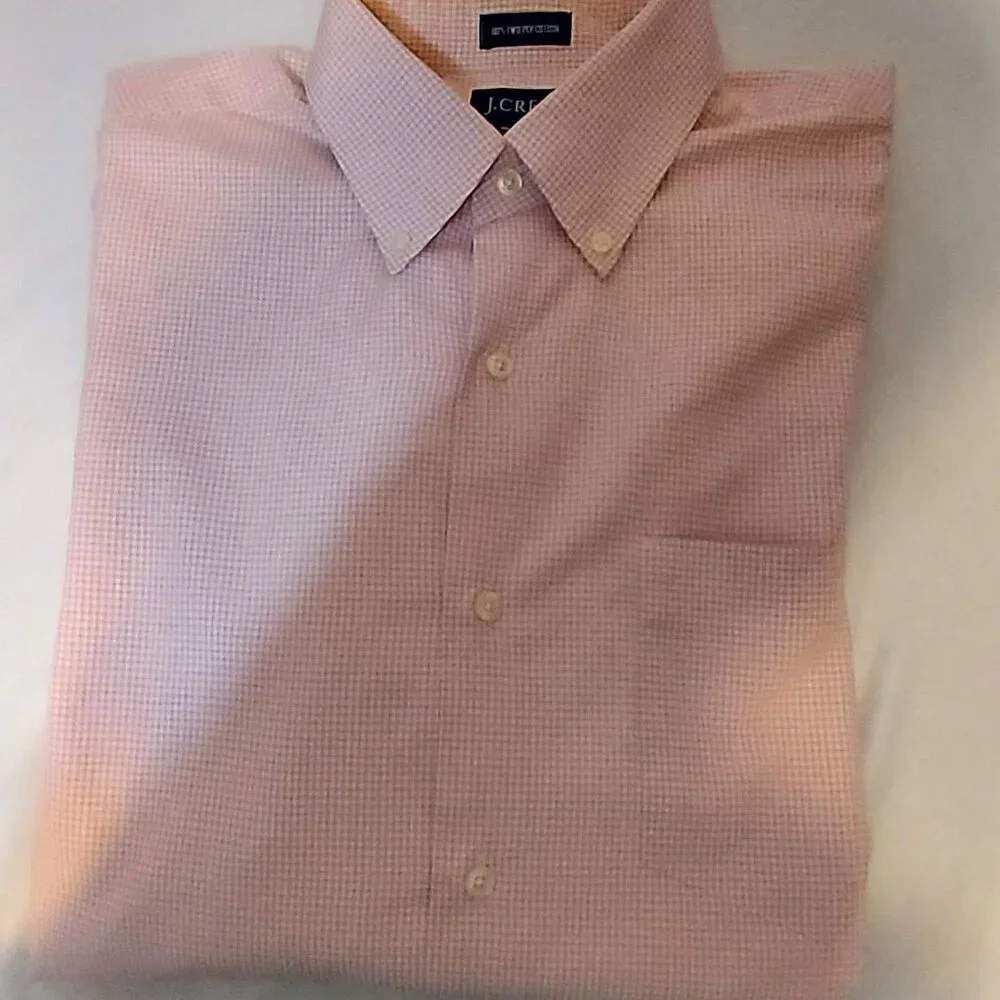 J Crew Mens Red Check Shirt 80